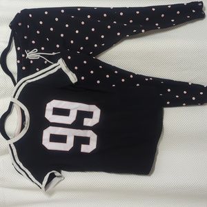 Pajama set pink and black